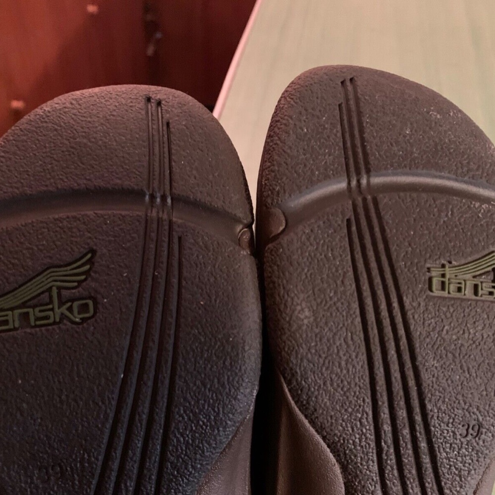 Dansko Brown Leather Mules - Picture 9 of 10